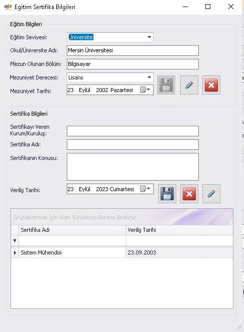 personel takip programı